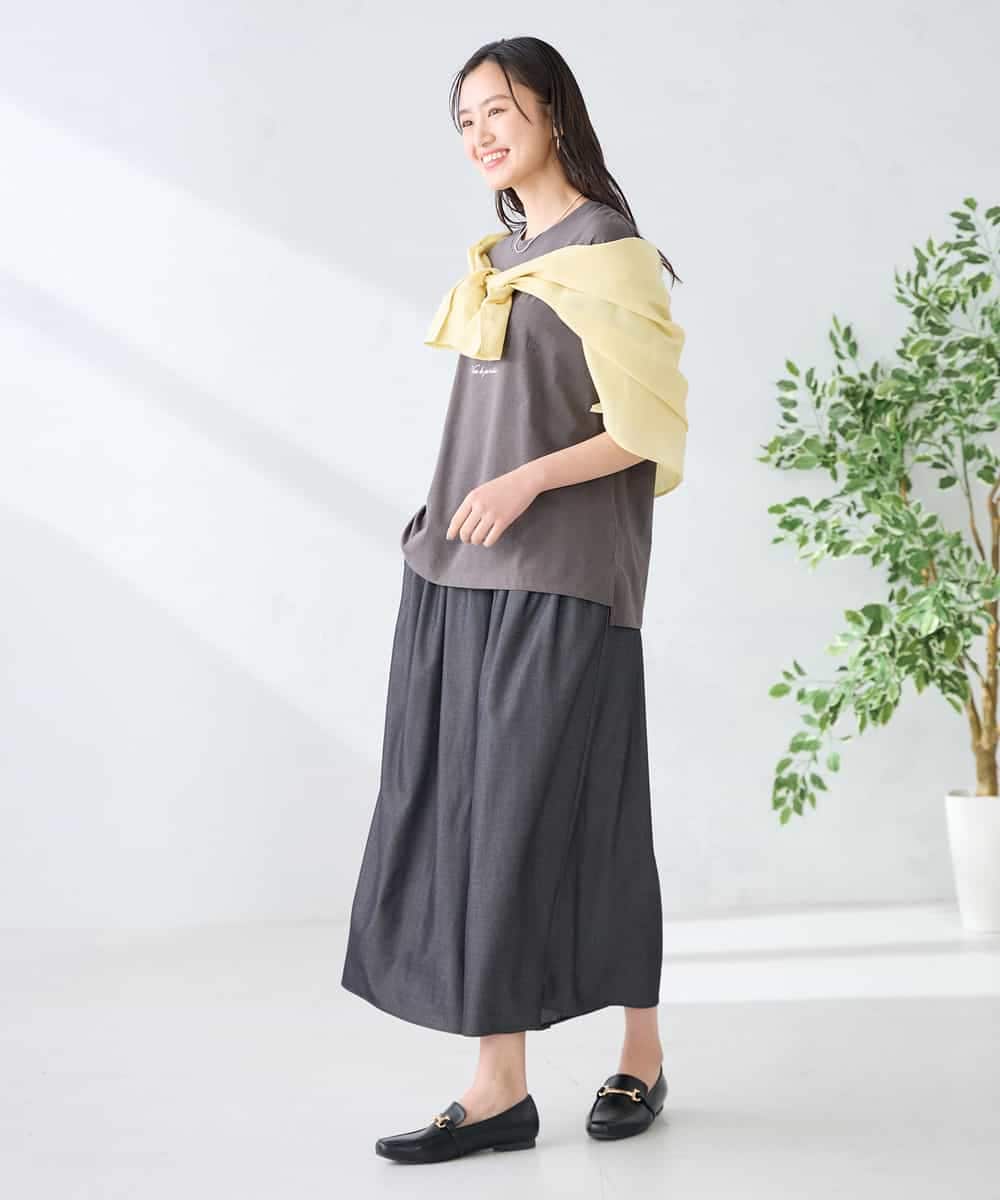 K2KGD29029 a.v.v(アー・ヴェ・ヴェ) 【UVカット/接触冷感】ロゴTシャツ ネイビー