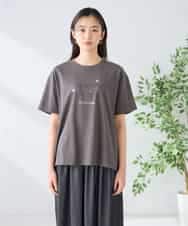 K2KGD29029 a.v.v(アー・ヴェ・ヴェ) 【UVカット/接触冷感】ロゴTシャツ ネイビー