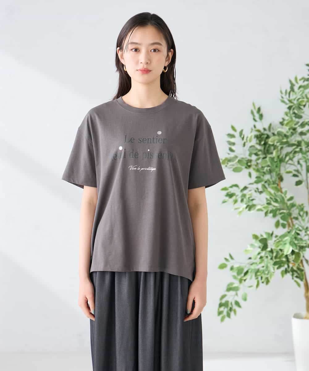 K2KGD29029 a.v.v(アー・ヴェ・ヴェ) 【UVカット/接触冷感】ロゴTシャツ ネイビー