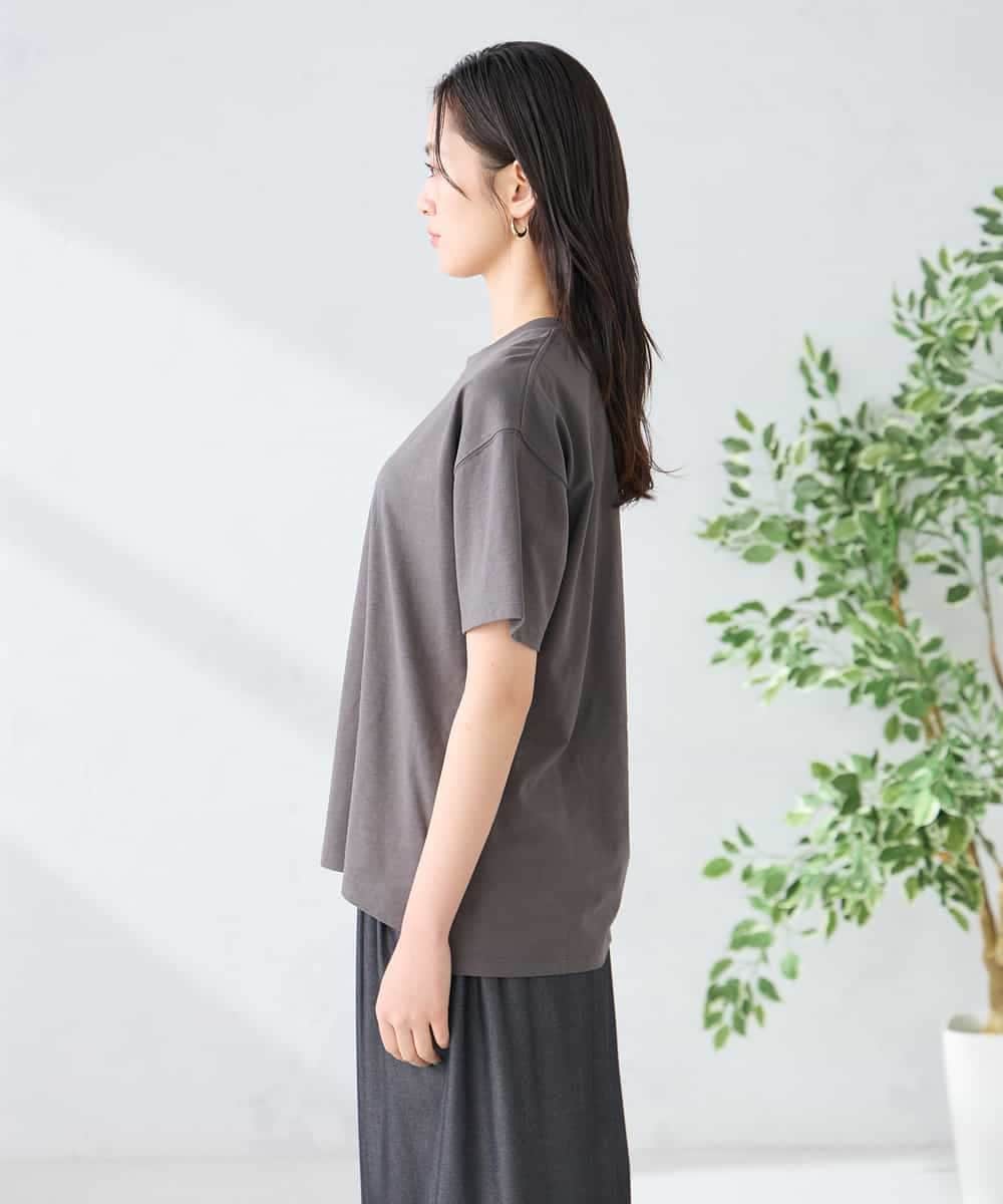 K2KGD29029 a.v.v(アー・ヴェ・ヴェ) 【UVカット/接触冷感】ロゴTシャツ ネイビー