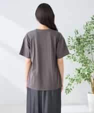 K2KGD29029 a.v.v(アー・ヴェ・ヴェ) 【UVカット/接触冷感】ロゴTシャツ ネイビー