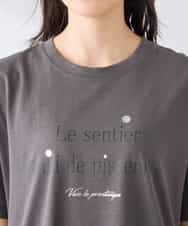 K2KGD29029 a.v.v(アー・ヴェ・ヴェ) 【UVカット/接触冷感】ロゴTシャツ ネイビー