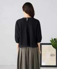 K2KGD31044 a.v.v(アー・ヴェ・ヴェ) 幾何レースドルマンカットソー グリーン