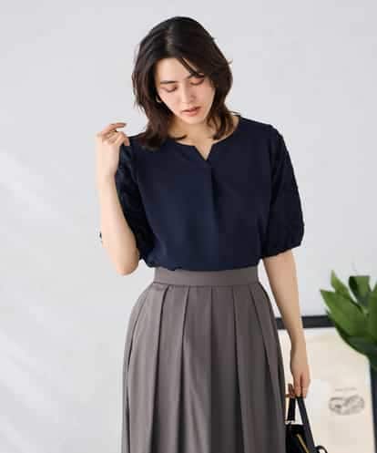 K2KGD32044 a.v.v レースジャガードスリーブトップス