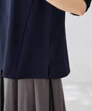 K2KGD32044 a.v.v(アー・ヴェ・ヴェ) レースジャガードスリーブトップス ネイビー