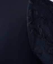 K2KGD32044 a.v.v(アー・ヴェ・ヴェ) レースジャガードスリーブトップス ネイビー