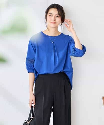 K2KGD34049 a.v.v 袖口レースチュニックカットソー