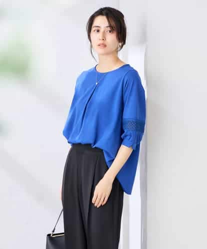 K2KGD34049 a.v.v 袖口レースチュニックカットソー