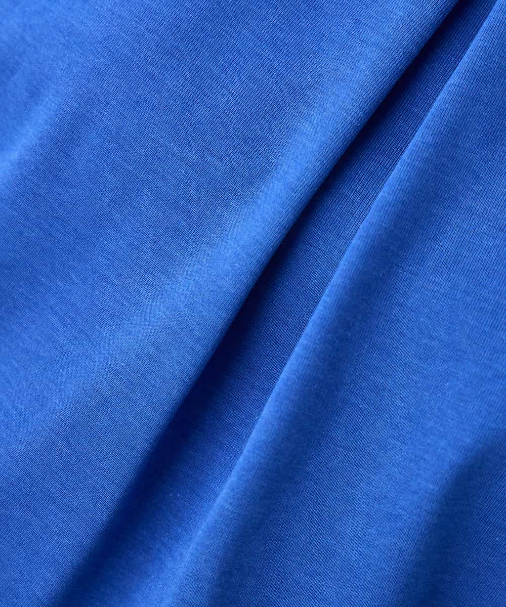 K2KGD34049 a.v.v(アー・ヴェ・ヴェ) 袖口レースチュニックカットソー ブルー