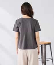 K2KGD36044 a.v.v(アー・ヴェ・ヴェ) フリルドッキングTシャツ ホワイト