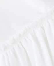 K2KGD36044 a.v.v(アー・ヴェ・ヴェ) フリルドッキングTシャツ ホワイト