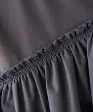 K2KGD36044 a.v.v(アー・ヴェ・ヴェ) フリルドッキングTシャツ ホワイト