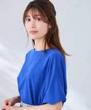 K2KGD37035 a.v.v(アー・ヴェ・ヴェ) 【接触冷感/UVカット/コットン 100%】タックドルマンスリーブカットソー オレンジ