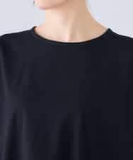 K2KGD37035 a.v.v(アー・ヴェ・ヴェ) 【接触冷感/UVカット/コットン 100%】タックドルマンスリーブカットソー オレンジ