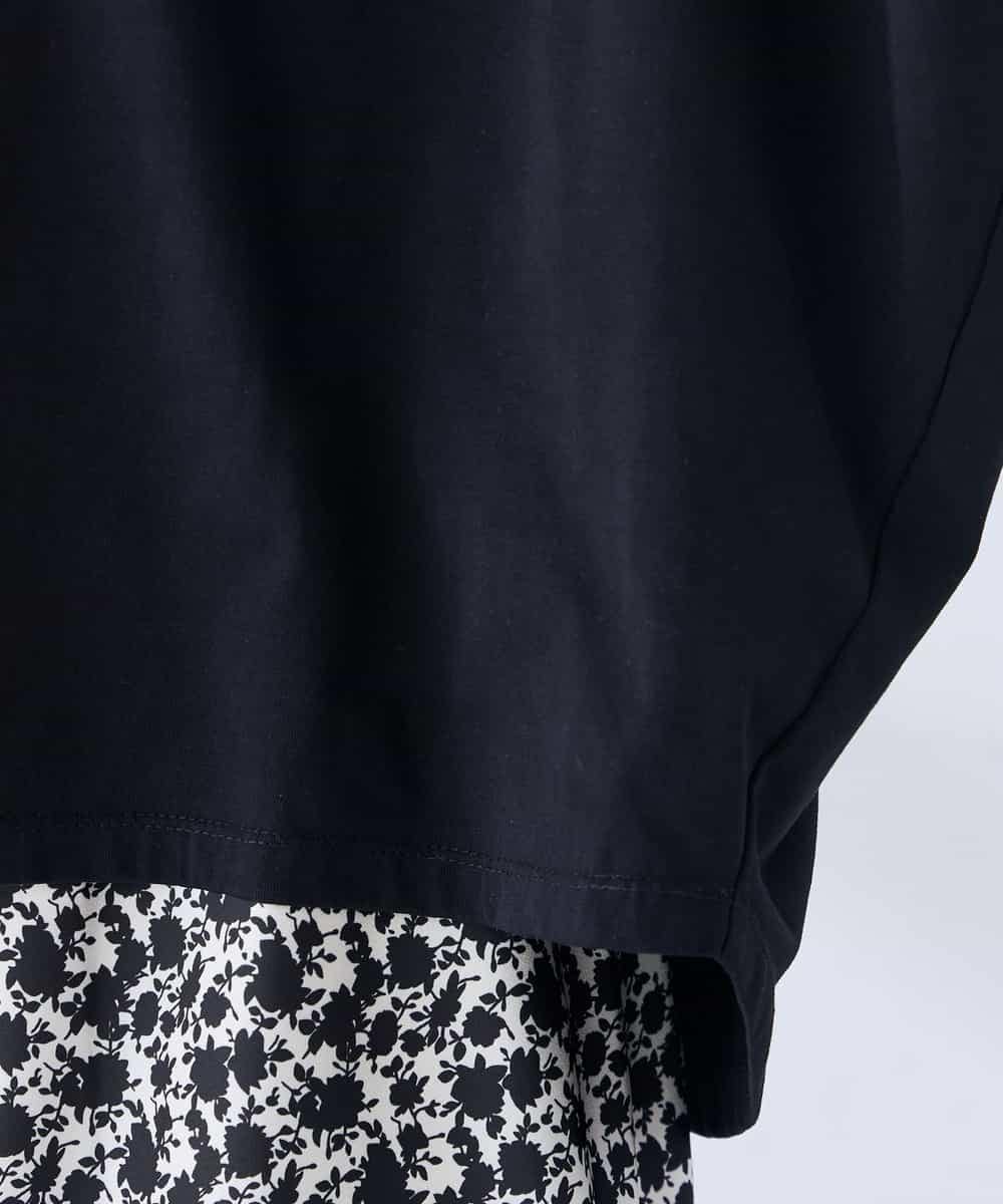 K2KGD37035 a.v.v(アー・ヴェ・ヴェ) 【接触冷感/UVカット/コットン 100%】タックドルマンスリーブカットソー オレンジ