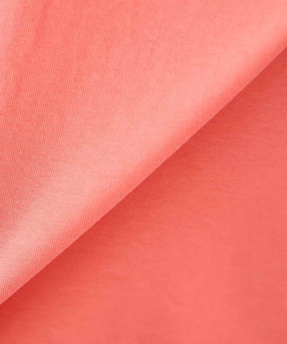 K2KGD37035 a.v.v(アー・ヴェ・ヴェ) 【接触冷感/UVカット/コットン 100%】タックドルマンスリーブカットソー オレンジ