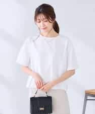 K2KGD38035 a.v.v(アー・ヴェ・ヴェ) 裾ドロストロゴTシャツ ホワイト