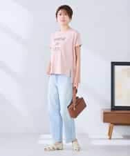 K2KGD39035 a.v.v(アー・ヴェ・ヴェ) ゆるプリントTシャツ ダークグレー（ロゴ）