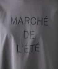 K2KGD39035 a.v.v(アー・ヴェ・ヴェ) ゆるプリントTシャツ ダークグレー（ロゴ）