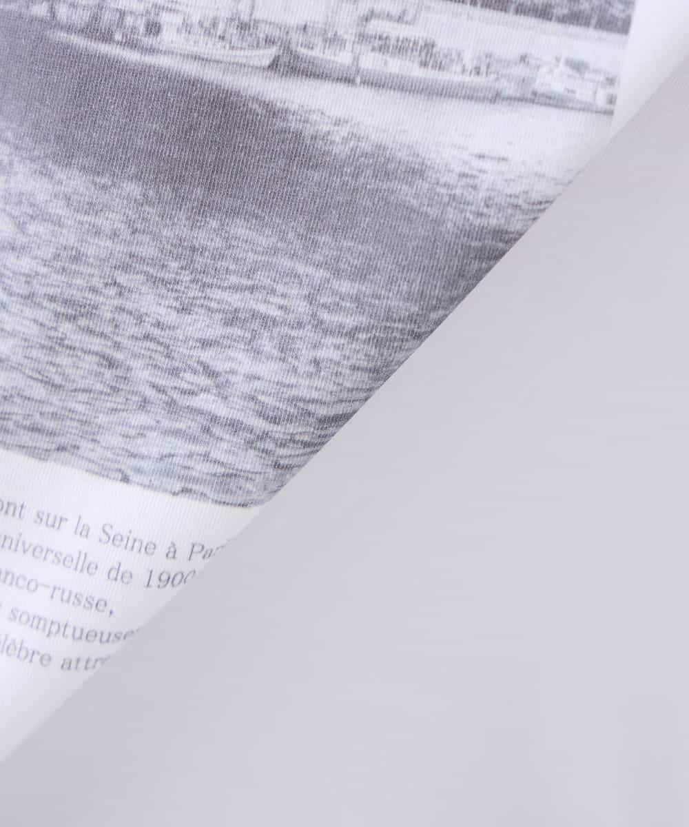 K2KGD39035 a.v.v(アー・ヴェ・ヴェ) ゆるプリントTシャツ ダークグレー（ロゴ）