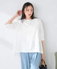 K2KGD41044 a.v.v(アー・ヴェ・ヴェ) レース切替Aラインカットソー ライトイエロー