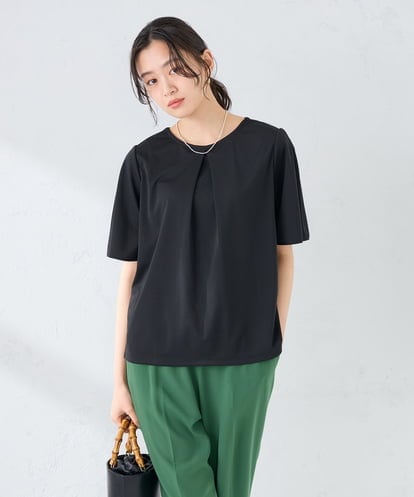 K2KGD42039 a.v.v 【前後2WAY/接触冷感】フリルデザインカットソー