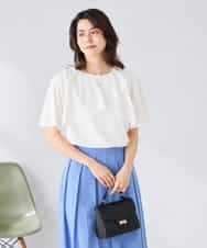 K2KGD42039 a.v.v(アー・ヴェ・ヴェ) 【前後2WAY/接触冷感】フリルデザインカットソー ライトイエロー