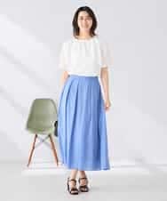 K2KGD42039 a.v.v(アー・ヴェ・ヴェ) 【前後2WAY/接触冷感】フリルデザインカットソー ライトイエロー