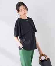 K2KGD42039 a.v.v(アー・ヴェ・ヴェ) 【前後2WAY/接触冷感】フリルデザインカットソー ライトイエロー