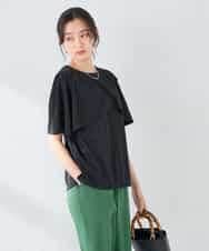 K2KGD42039 a.v.v(アー・ヴェ・ヴェ) 【前後2WAY/接触冷感】フリルデザインカットソー ライトイエロー