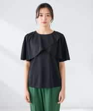 K2KGD42039 a.v.v(アー・ヴェ・ヴェ) 【前後2WAY/接触冷感】フリルデザインカットソー ライトイエロー