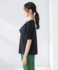 K2KGD42039 a.v.v(アー・ヴェ・ヴェ) 【前後2WAY/接触冷感】フリルデザインカットソー ライトイエロー