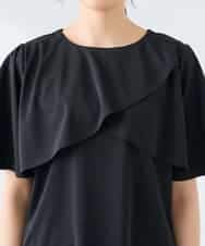 K2KGD42039 a.v.v(アー・ヴェ・ヴェ) 【前後2WAY/接触冷感】フリルデザインカットソー ライトイエロー