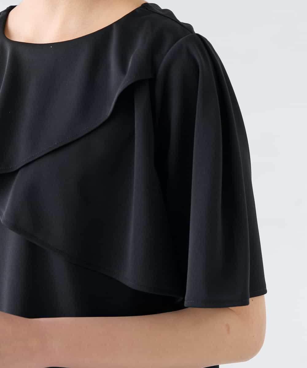 K2KGD42039 a.v.v(アー・ヴェ・ヴェ) 【前後2WAY/接触冷感】フリルデザインカットソー ライトイエロー