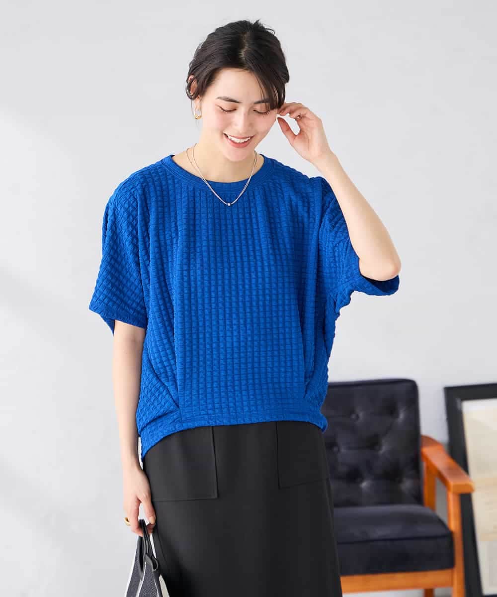 K2KGD43039 a.v.v(アー・ヴェ・ヴェ) ポコポコドルマントップス ブルー