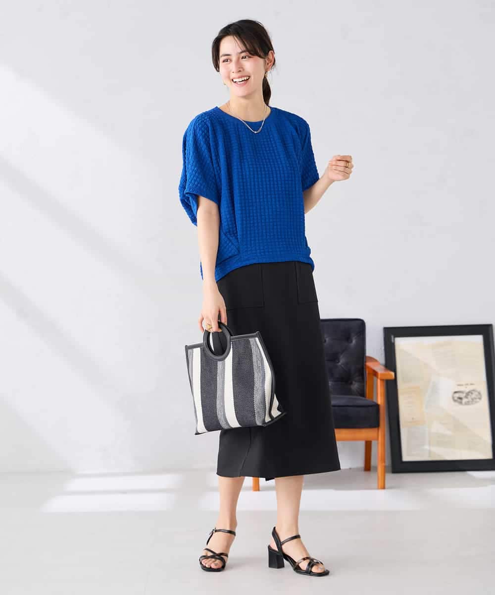 K2KGD43039 a.v.v(アー・ヴェ・ヴェ) ポコポコドルマントップス ブルー