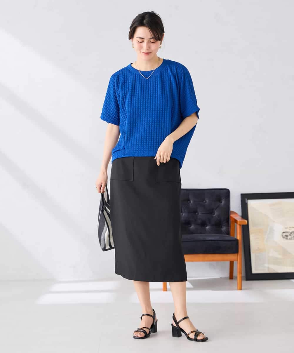 K2KGD43039 a.v.v(アー・ヴェ・ヴェ) ポコポコドルマントップス ブルー