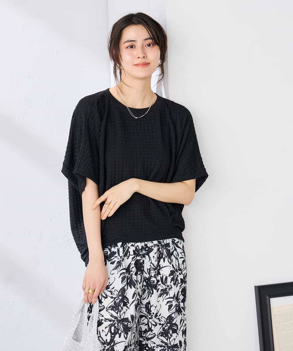 K2KGD43039 a.v.v(アー・ヴェ・ヴェ) ポコポコドルマントップス ブラック