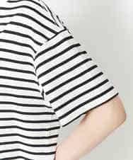 K2KGM55029 a.v.v(アー・ヴェ・ヴェ) 【抗菌・防臭加工】ラウンドヘムBIGTシャツ アイボリー