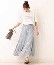 K2KGM57029 a.v.v(アー・ヴェ・ヴェ) 【抗菌・防臭加工】半袖ロゴTシャツ ベージュ