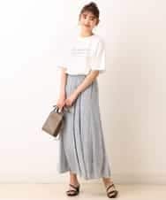 K2KGM57029 a.v.v(アー・ヴェ・ヴェ) 【抗菌・防臭加工】半袖ロゴTシャツ ベージュ