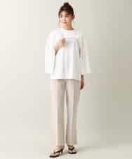 K2KGM57029 a.v.v(アー・ヴェ・ヴェ) 【抗菌・防臭加工】半袖ロゴTシャツ ベージュ