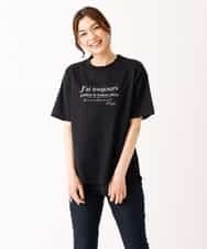 K2KGM57029 a.v.v(アー・ヴェ・ヴェ) 【抗菌・防臭加工】半袖ロゴTシャツ ベージュ