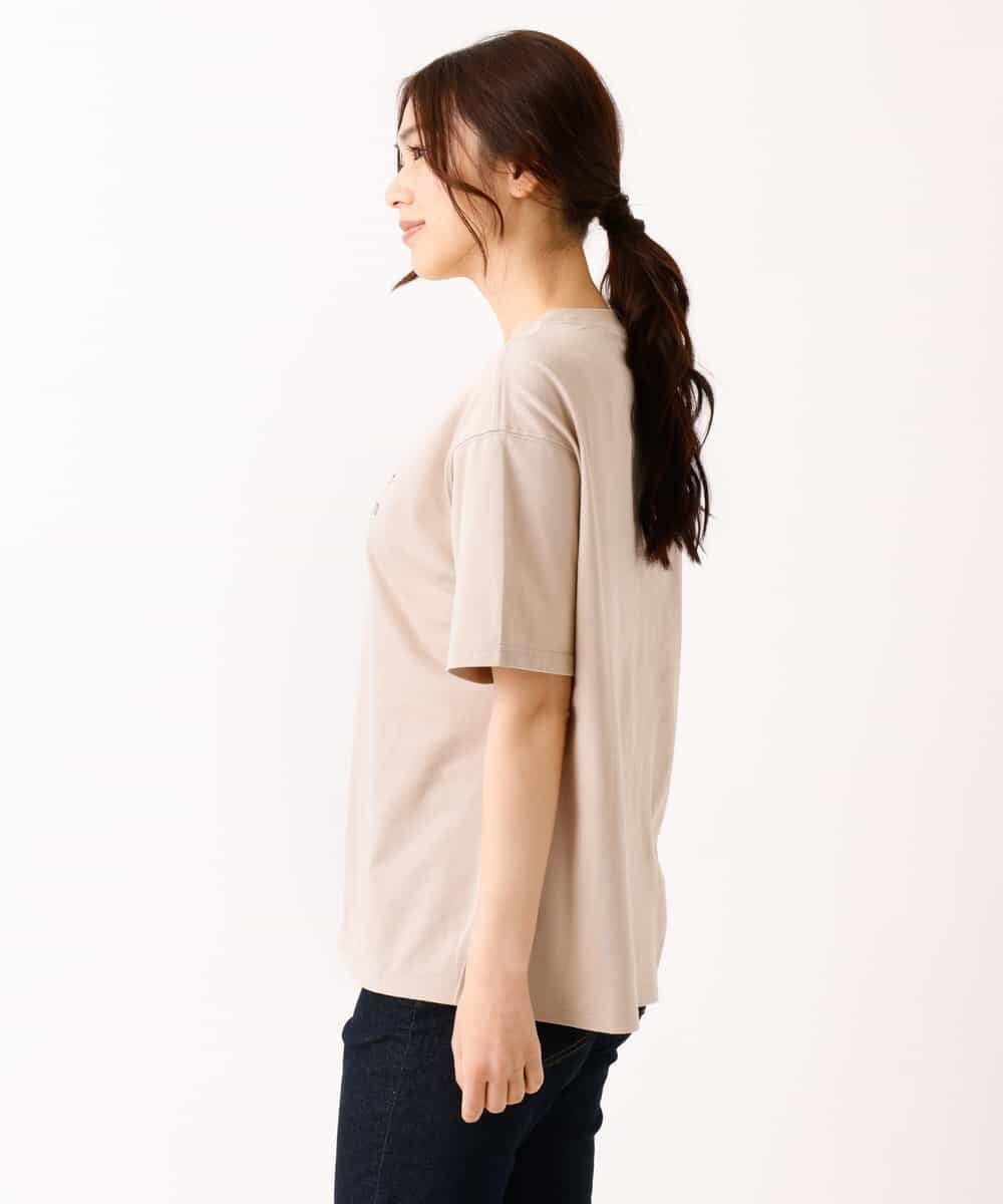 K2KGM57029 a.v.v(アー・ヴェ・ヴェ) 【抗菌・防臭加工】半袖ロゴTシャツ ベージュ