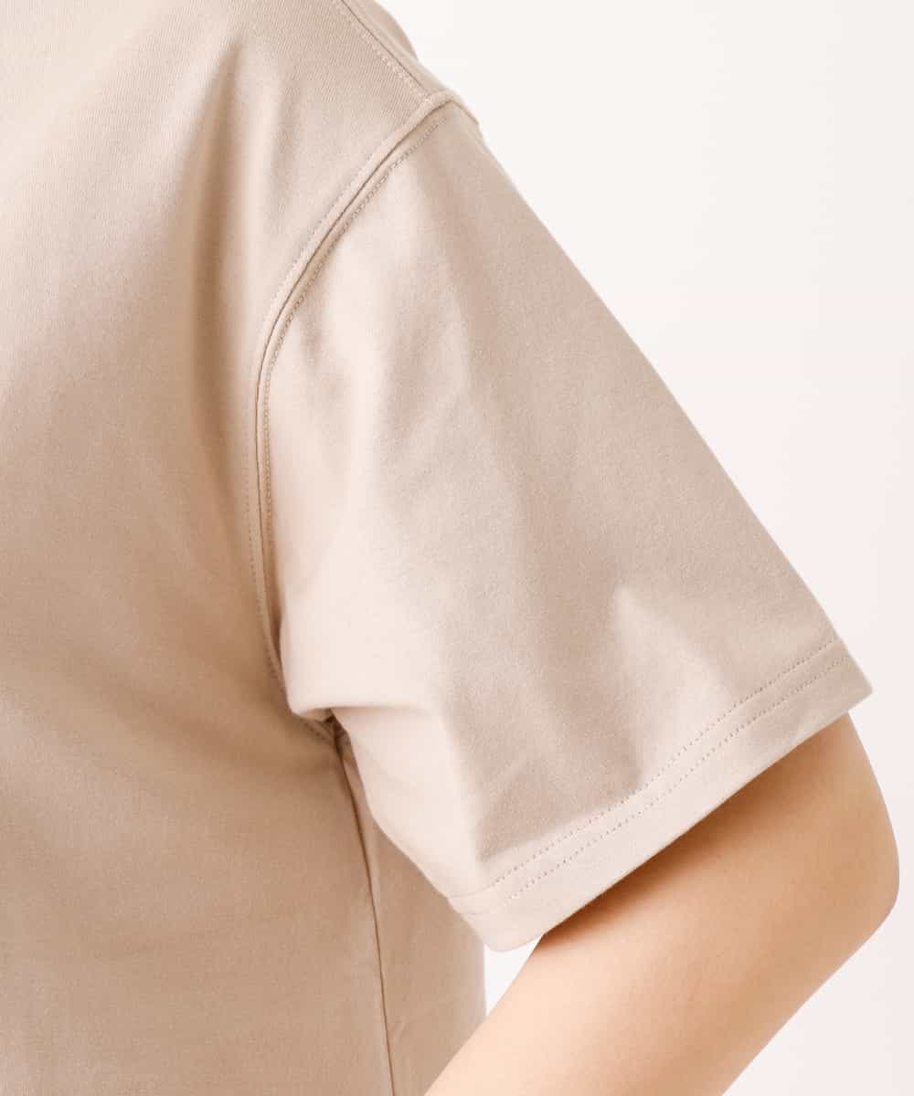 K2KGM57029 a.v.v(アー・ヴェ・ヴェ) 【抗菌・防臭加工】半袖ロゴTシャツ ベージュ