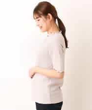 K2KGM67024 a.v.v(アー・ヴェ・ヴェ) シアーテレコカットソー グレージュ