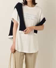 K2KGP32029 a.v.v(アー・ヴェ・ヴェ) カラーロゴTシャツ ホワイト