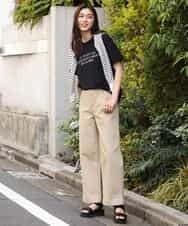 K2KGP32029 a.v.v(アー・ヴェ・ヴェ) カラーロゴTシャツ ホワイト