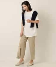 K2KGP32029 a.v.v(アー・ヴェ・ヴェ) カラーロゴTシャツ ホワイト