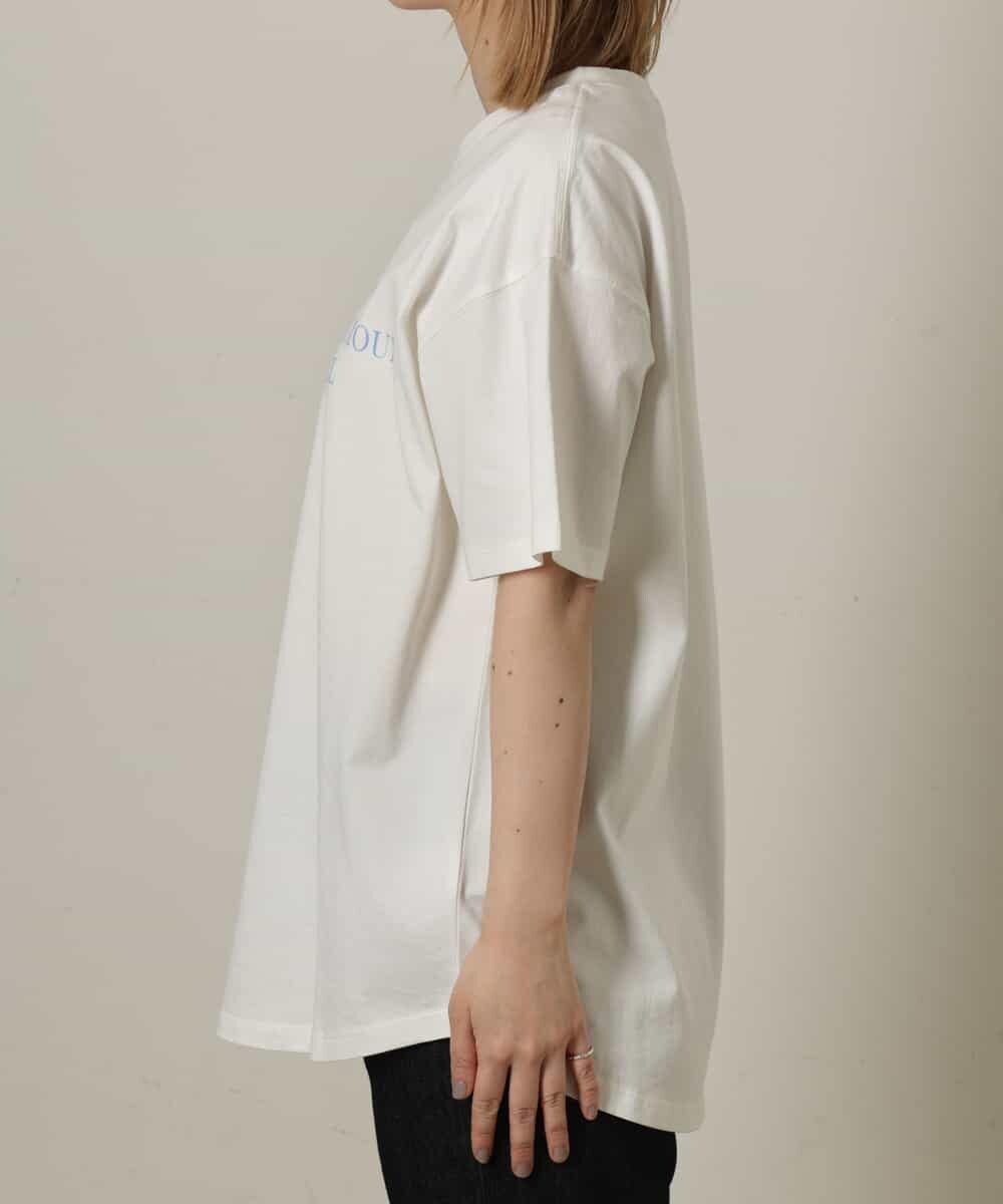 K2KGP32029 a.v.v(アー・ヴェ・ヴェ) カラーロゴTシャツ ホワイト